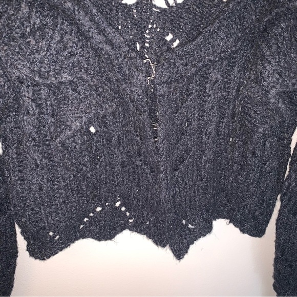 Free People Avery Cardigan Black XS - Picture 10 of 13